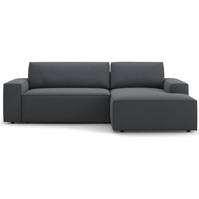 Micadoni Тъмносив разтегателен ъглов диван (десен ъгъл) Jodie - Micadoni Home (MIC_RCF_78_F1_JODIE5)