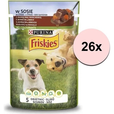 Friskies Adult VitaFit s jahňacím a mrkvou v šťave 26 x 85 g