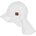 Mikk-Line Детска шапка с козирка Mikk-Line Kid's Summerhat Long Neck Solid Cap - White - размер 53 cm (904-4037-0214)