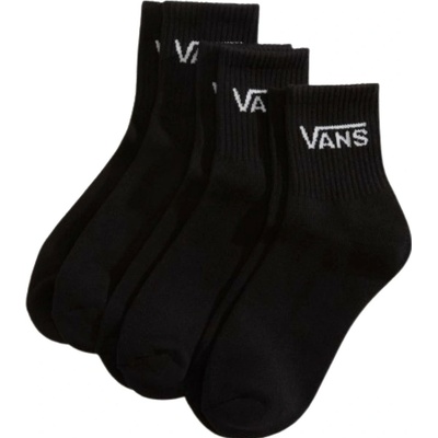 VANS CLASSIC HALF CREW 6 PACK BLACK