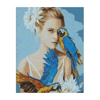 Ideyka Diamond mosaic - Girl. . . 40x50cm