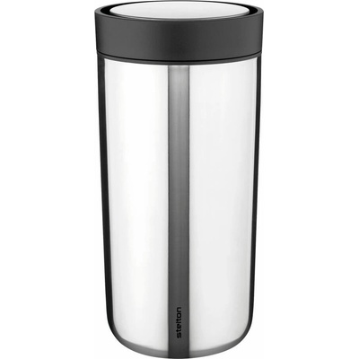 Stelton To Go Click Mug hrnek na pití práškově lakovaná nerezová ocel plast 400 ml