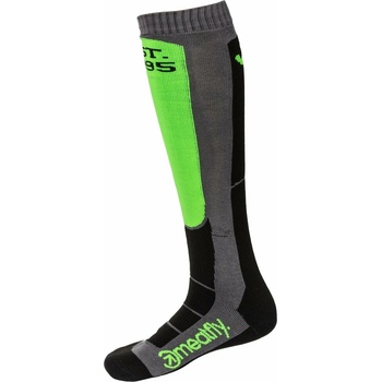 Meatfly sNB & SKI чорапи Leeway Safety Green/Grey Meatfly | Zelen | МЪЖЕ | M