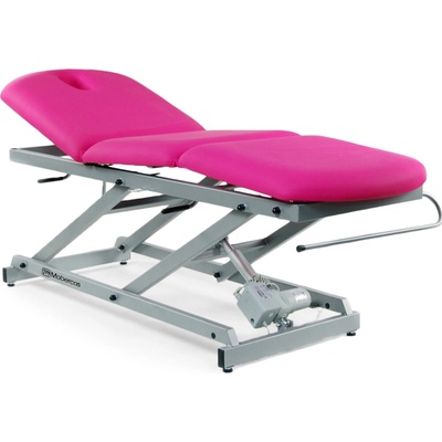 Mobercas Elektrické lehátko CE-2137-PC Farba čalúnenia: 21 ružová PINK 2021, Šírka lehátka: 70 cm od 190 x 62 cm od 60 kg 17 farieb + darček: Stolička