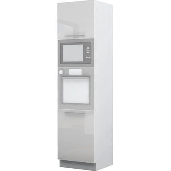 Висок шкаф за вграждане на фурна и микровълнова Riva K23-60-RM/2