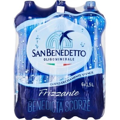 San Benedetto minerálni voda perlivá 6 x 1,5 l