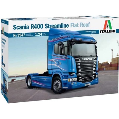 Italeri Model Kit truck 3947 SCANIA R400 STREAMLINE Flat Roof 33-3947 1:24