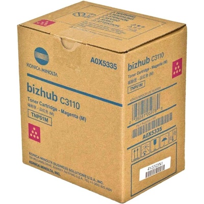 Konica Minolta Оригинална тонер касета Minolta TNP51M, C3110, 5000 страници/5%, Magenta (3020104157)
