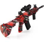 Sunny Blaster M416, пистолет за водни гел топчета с аксесоари, червен (M416red)