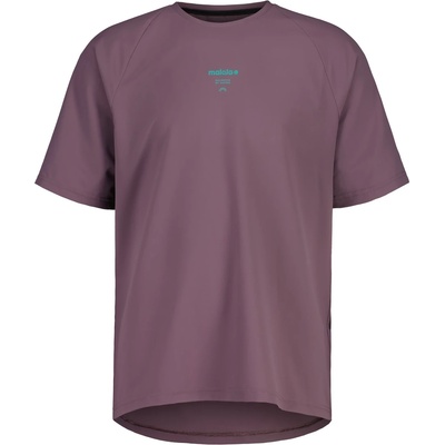 Maloja Мъжка фланелка с къс ръкав за колоездене Maloja WartsteinM. Cycling jersey - Stormy Lilac (056-4236-0211)