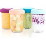 Babymoov Стъклени купички за храна Babymoov - 4 броя, 220ml (A004313)