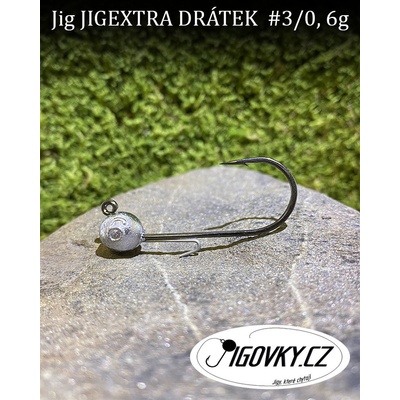 Jigovky.cz Jigové hlavičky Jigextra Drátek vel.3 6g 5 ks