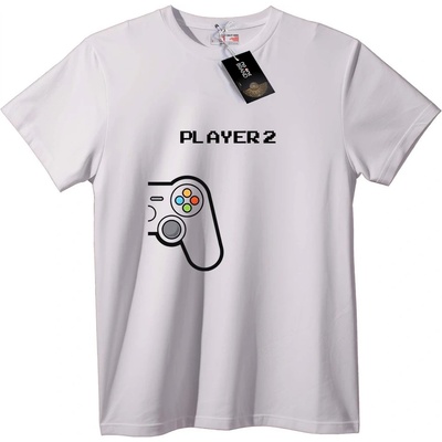 NOONEBRAND Тениска Играч 2 Контролер - 7XL, White