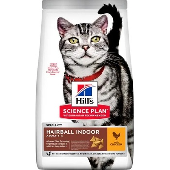 Hill's SP Feline Adult Hairball Indoor chicken 10 kg