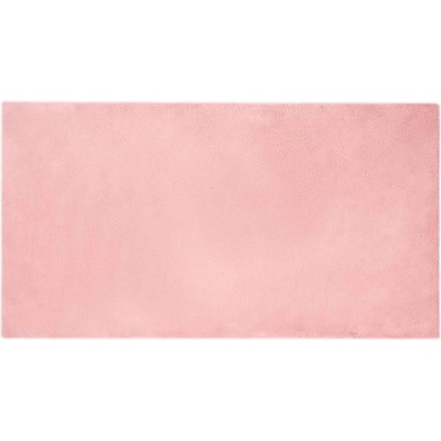 vidaXL Противоплъзгащ килим от изкуствен заек Olite Розово 80 x 150 cm (42021698)