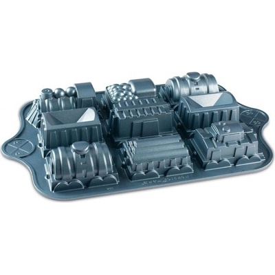 Nordic Ware forma na Vláček 9 ks stříbrná 1,2 l