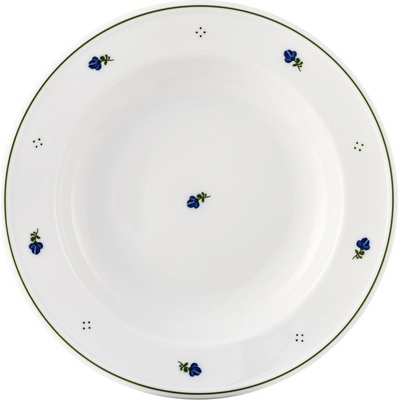 Lilien Talíř hluboký modrá kytička 24 cm Josefine