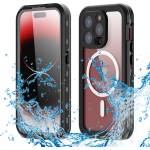 SHELLBOX Калъф за iPhone 15 Pro - ShellBox Waterproof IP68 MagSafe Case - черен