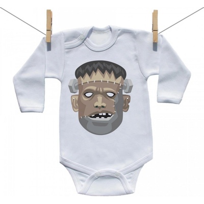 Boodyy Body s dlhým rukávom Halloween maska Frankenstein