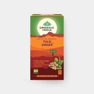 Organic India BIO Čaj Tulsi kurkuma zázvor 25 sáčků