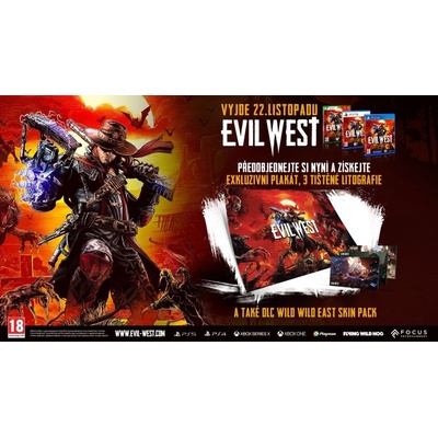 Focus Home Evil West - Exkluzivní Plakát, Litografie