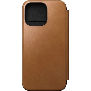 Image 1 of Nomad Калъф Nomad - Modern Leather Folio, iPhone 15 Pro Max, English Tan (NM01634485)