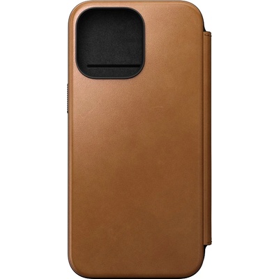 Nomad Калъф Nomad - Modern Leather Folio, iPhone 15 Pro Max, English Tan (NM01634485)