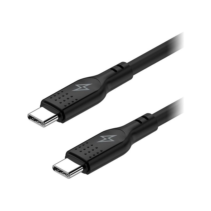 AlzaPower APW-CBSCTC2010B SilkCore USB-C / USB-C 2.0, 5A, 240W, 1m, černý