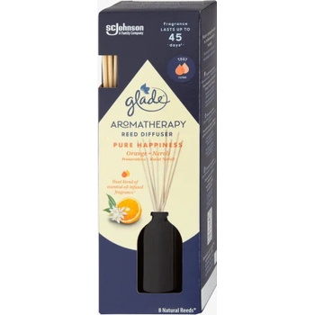 Glade Aromatherapy Reed Diffuser Pure Happiness osviežovač vzduchu vonné tyčinky 80 ml