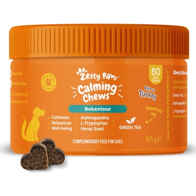 Zesty Paws Calming Chews s morčacím 50 žuvacích tabliet