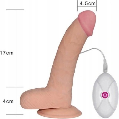 LoveToy The Ultra Soft Dude Vibrating 17cm