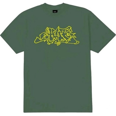 HUF OUTLINES t-shirt FOREST GREEN