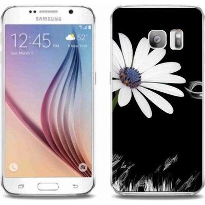 Pouzdro mmCase Gelové Samsung Galaxy S6 Edge - bílá květina – Zbozi.Blesk.cz