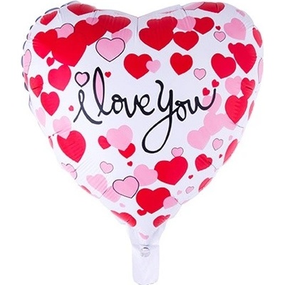 Foliový balónek srdce I Love You