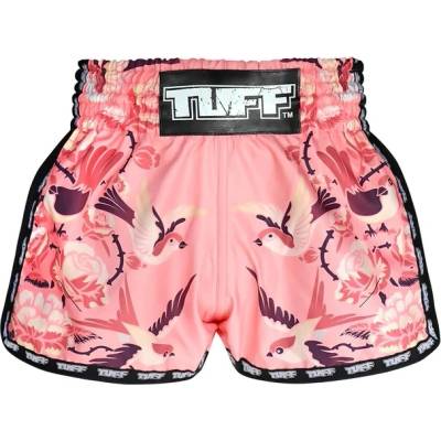 Tuff muay thai trenky Hanuman Birds with Roses růžová
