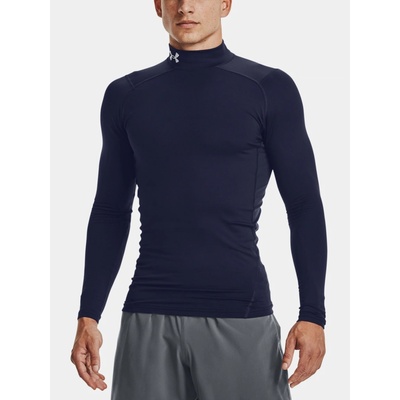 Under Armour kompresné tričko ColdGear Compression Mock Midnight navy