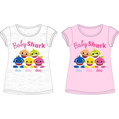 baby shark dívčí tričko baby shark 5202029 růžová