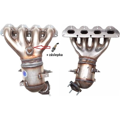 JMJ 1091025Katalyzátor výfuku FIAT Croma 2 (05-11) 1.8i 16V , CHEVROLET Cruze 1 (09--) 1.6i 16V , CHEVROLET Cruze 1 (09--) 1.8i 16V , CHEVROLET Trax 1 (12--) 1.6i 16V 2WD , CHEVROLET Trax 1 (12--) 1.8