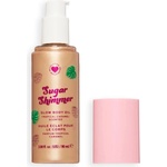 I Heart Revolution Озаряващо олио за тяло Tropical Caramel Glow, Sugar Shimmer Gold, 90 ml - ozone
