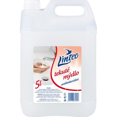 Linteo tekuté mydlo s antibakteriálnou prísadou 5l