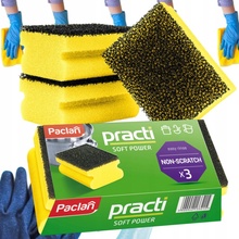 PACLAN Soft Power Kuchynská špongia 3 ks