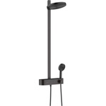 Hansgrohe Pulsify S - Душ комплект с термостат, диаметър, 26 cm, 3 струи, черен мат 24240670 (24240670)