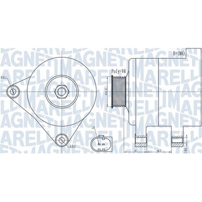Generátor MAGNETI MARELLI 063732000010