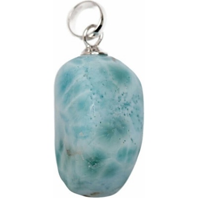 Nefertitis Larimar přívěsek tamblovaný AA kvalita stříbro č. 10 NF63959