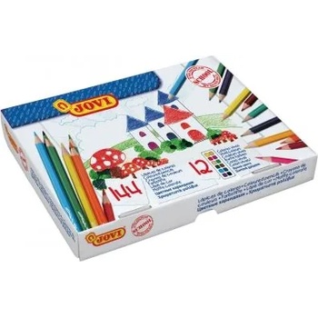 Image 1 of JOVI - Цветни моливи - 12 цвята - 144 броя (J739)