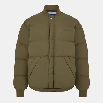 OFF WHITE Яке OFF WHITE Men's Insulated Short Puffer Jacket - Khaki
