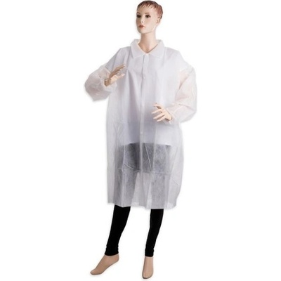 PROFOD PD-PLAST / Jednorázový plášť s knoflíky - bílá XXL (prof_0198)