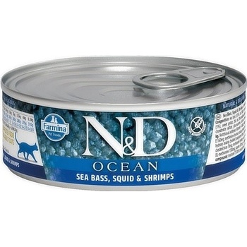 N&D Ocean Cat Adult Tuna & Squid & Shrimps 80 g
