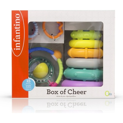 Infantino Комплект бебешки играчки 3 в 1 Infantino - 15 части (IN219161)