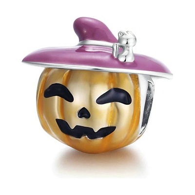 P&J Jewellery Stříbrný přívěsek Smějící dýně HSB08